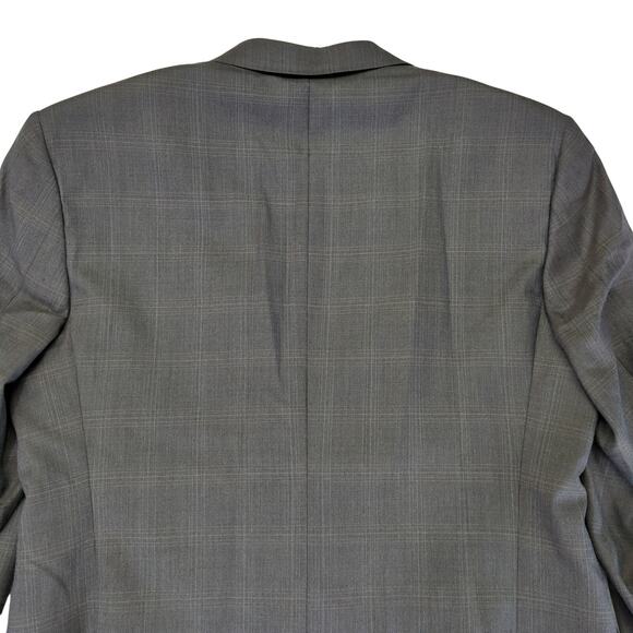 Burberry Gray Plaid Blazer - Picture 5 of 10